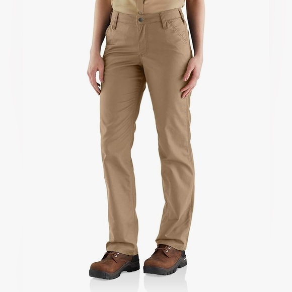 Carhartt Women's Rugged Professional Series  Flex Loose Fit Canvas Work Pant - Picture 4 of 4